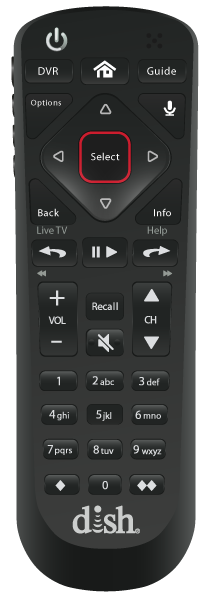 Control remoto de voz - Providence, RI - One Stop TV - Distribuidor autorizado de DISH